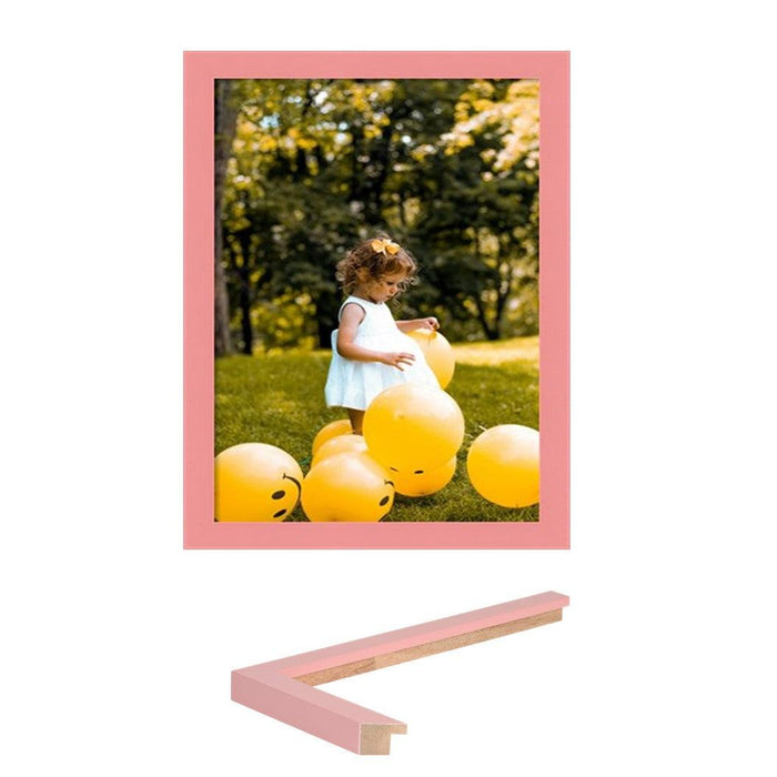 30x40 Pink Picture Frame Gallery Wall - 30x40 Memory Design Picture frames - New Jersey Frame shop custom framing