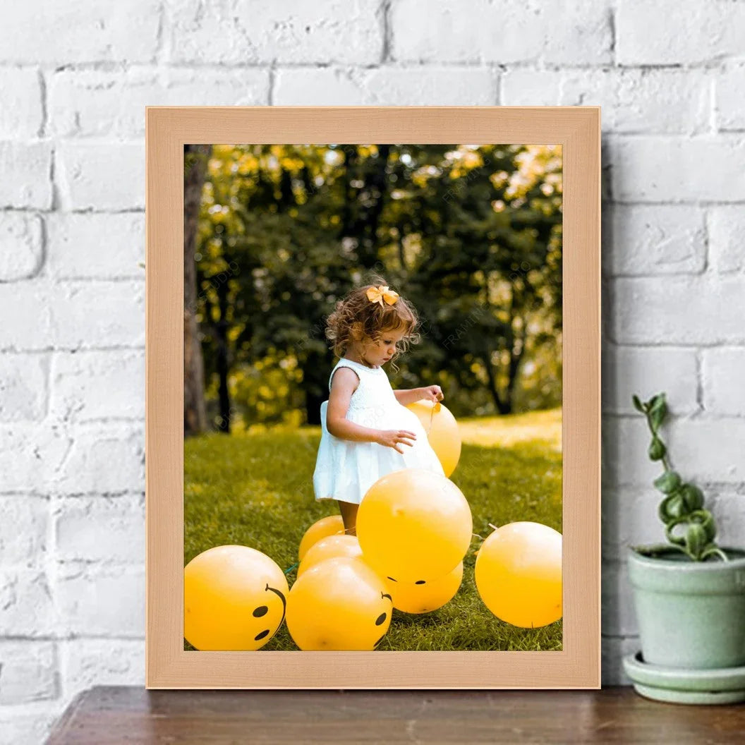 20x28 Natural Maple Picture Frame | Light Wood Frame