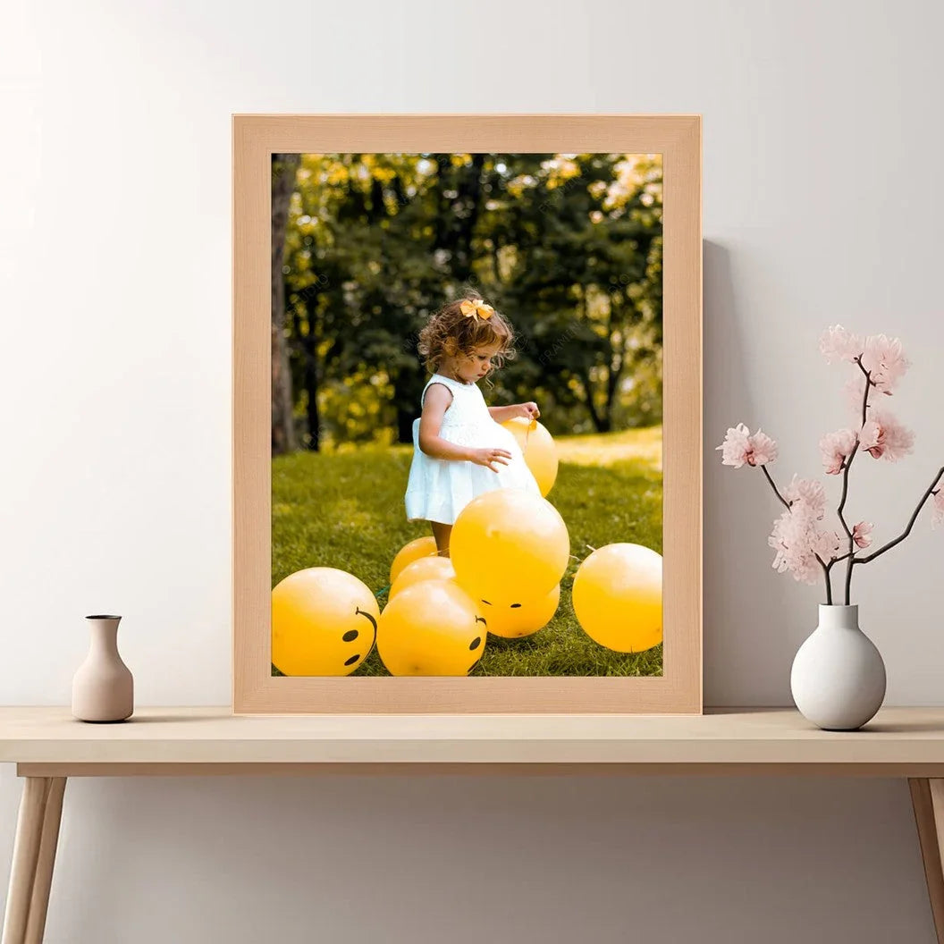 ◻️木のフレーム Natural Wood 31x47 Picture Frame - Maple Light Wood Frame