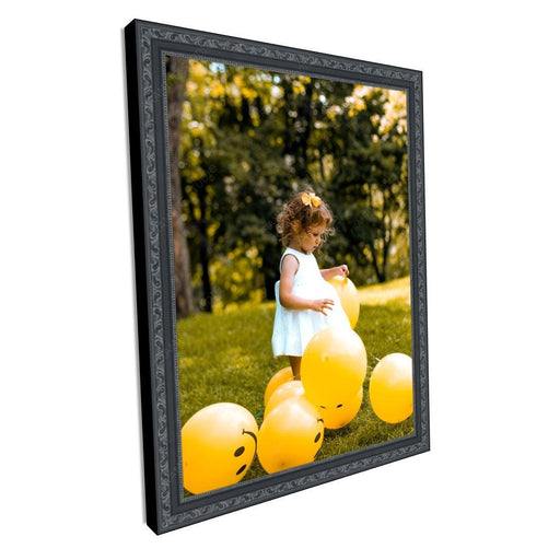 Ornate Antique Black Picture Frame with Beads - Modern Memory Design Picture frames - New Jersey Frame shop custom framing