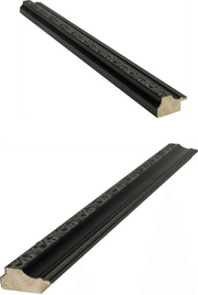 Ornate Antique Black Picture Frame with Beads - Modern Memory Design Picture frames - New Jersey Frame shop custom framing