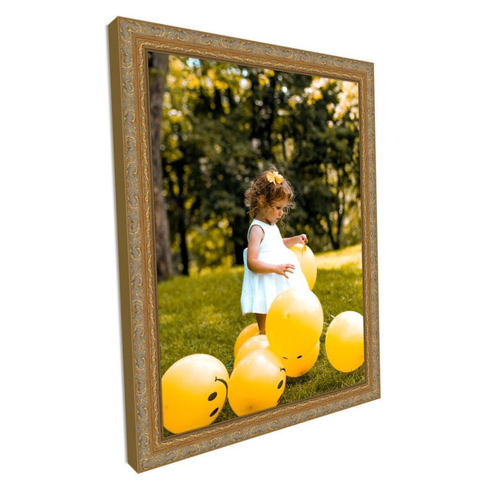 Ornate Antique Gold Picture Frame - Modern Memory Design Picture frames - New Jersey Frame shop custom framing