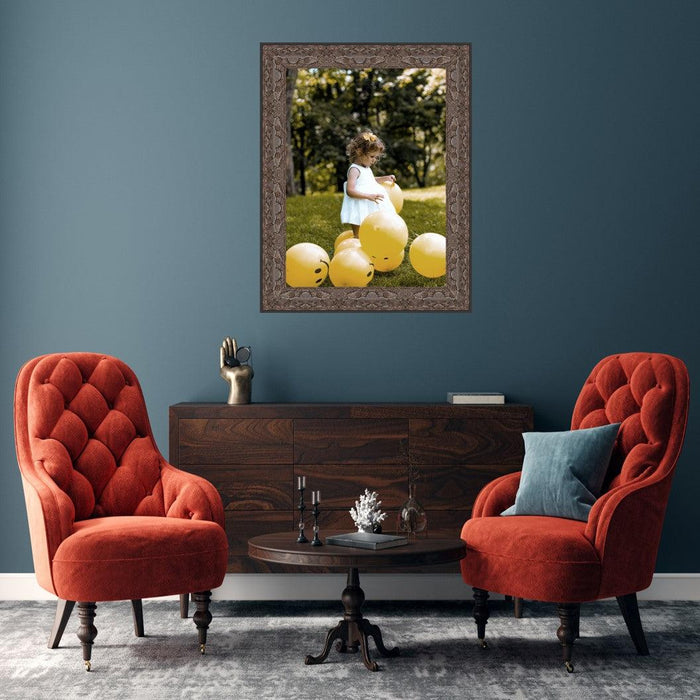 Ornate Renaissance Bronze Gold Picture Frame - Modern Memory Design Picture frames - New Jersey Frame shop custom framing