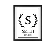 Personalized Custom Quote Print sign framed  artwork anniversary gift