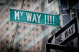 ​Personalized green street sign art with your text - Modern Memory Design Picture frames