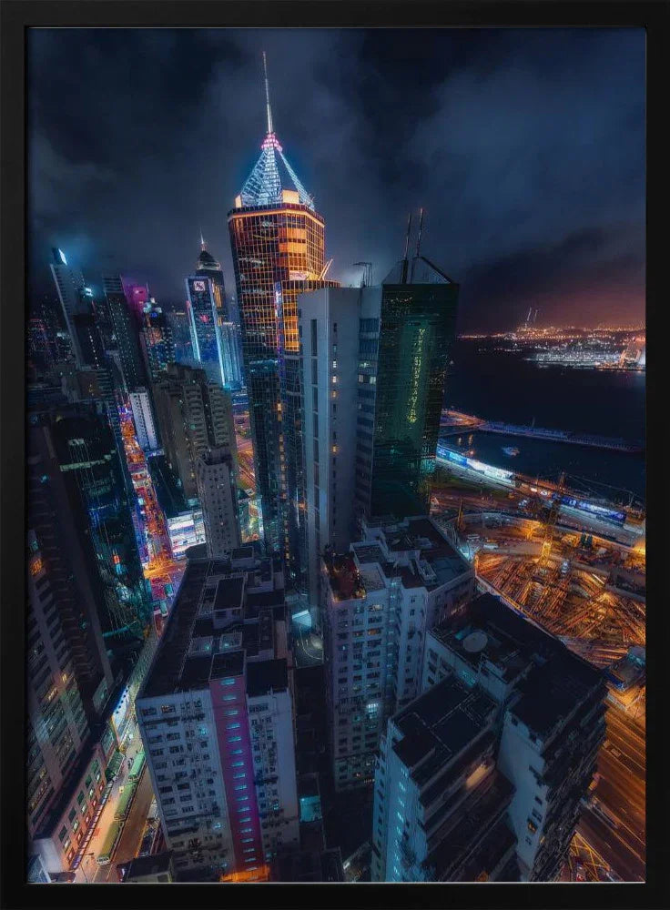 Flying Hong Kong - Javier de la Torre Framed Art | Home or Office Art