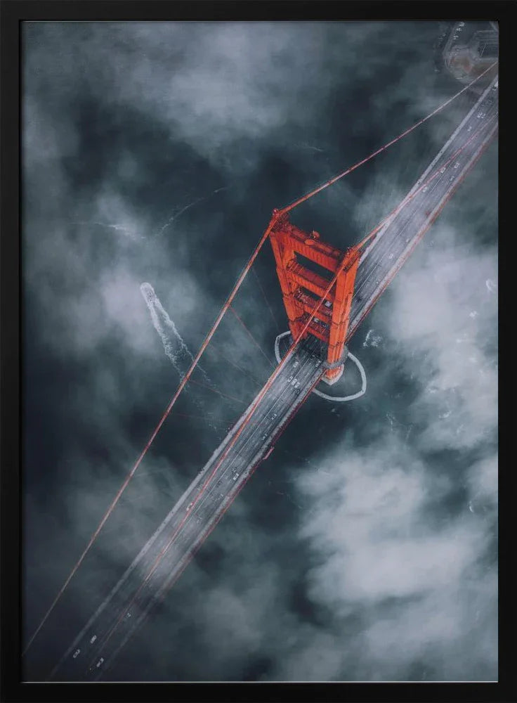 GGB from above Framed Art David George | Home or Office Art