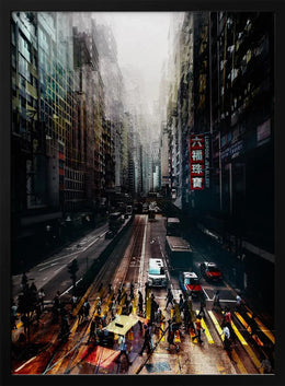 streets of Hong Kong Framed Art Carmine Chiriacò | Home or Office Art