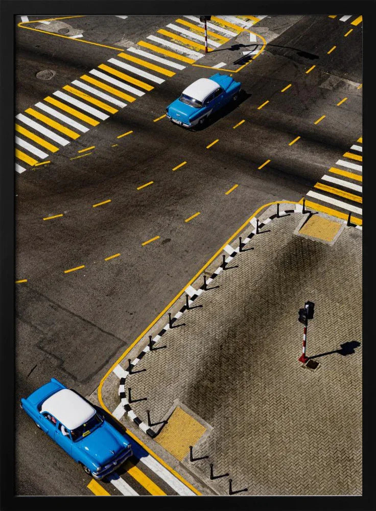 Havana Blue Framed Art Andy Bauer | Home or Office Art