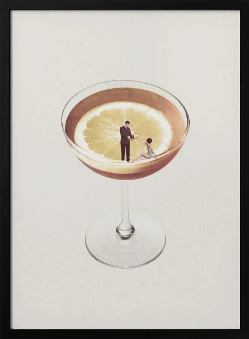 My drink needs a drink - Maarten Léon Framed Art | Home or Office Art