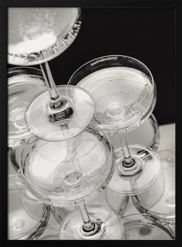 Champagne tower_5 - Pictufy Studio III Framed Art | Home or Office Art