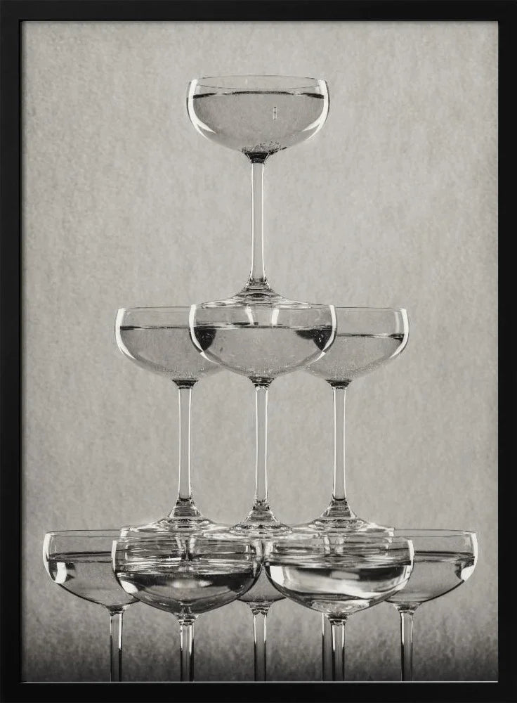 Champagne tower_9 - Pictufy Studio III Framed Art | Home or Office Art