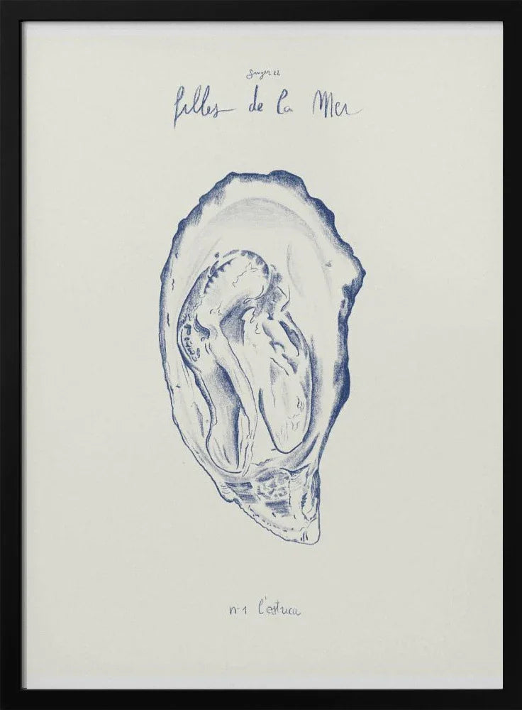 Filles de la mer n.1 - L’ostrica - Giulia Mora Framed Art | Home or Office Art