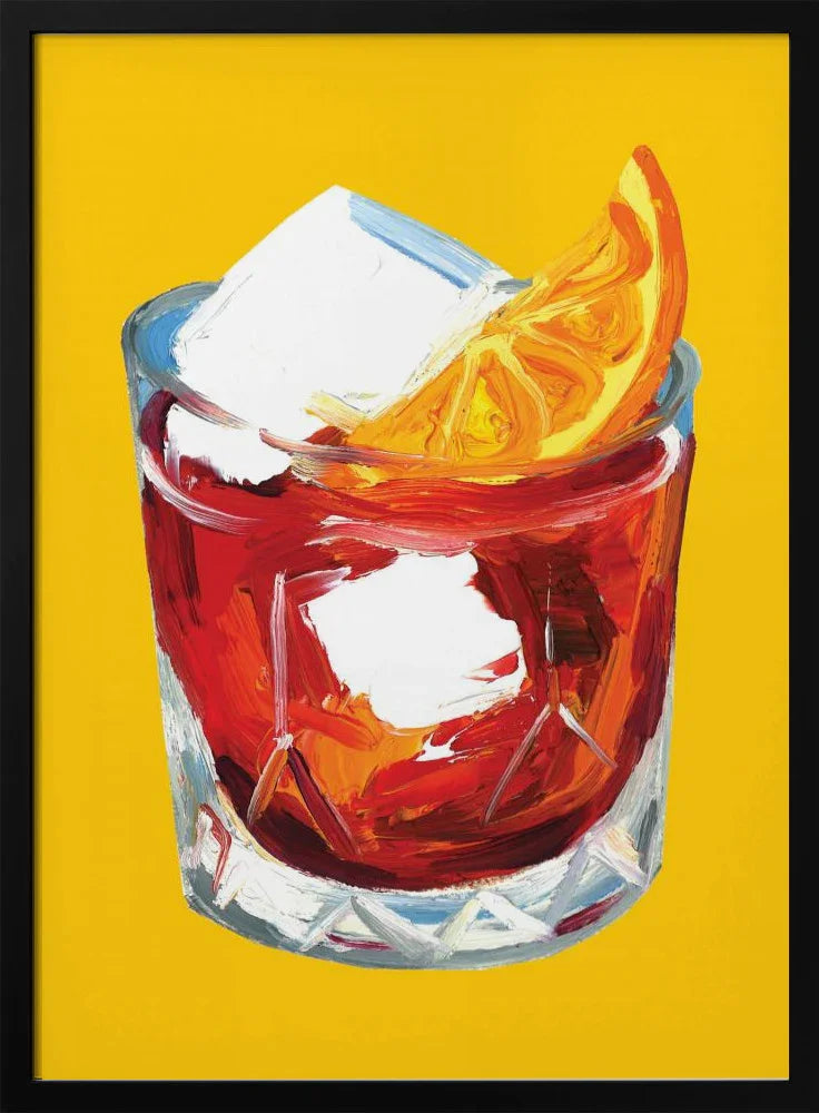 Negroni On Sunshine - Alice Straker Framed Art | Home or Office Art