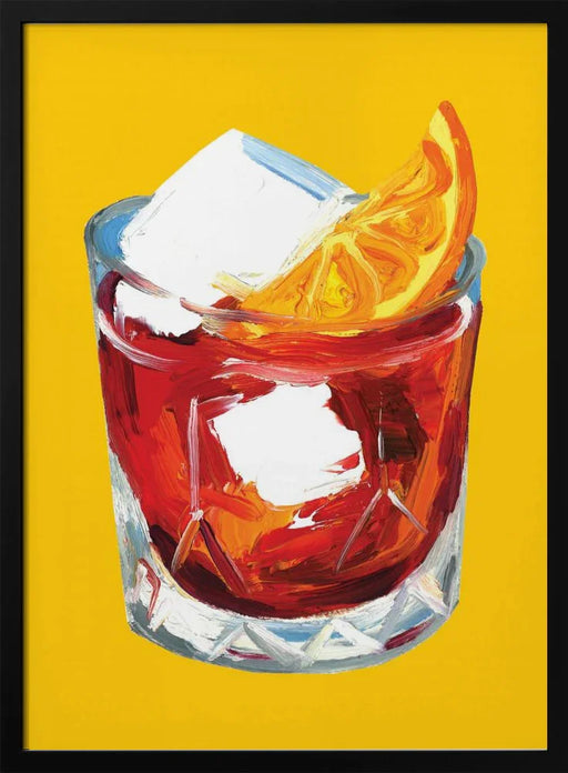 Negroni On Sunshine - Alice Straker Framed Art | Home or Office Art