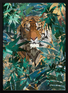 Tiger in the jungle 2 Framed Art Sarah Manovski | Home or Office Art
