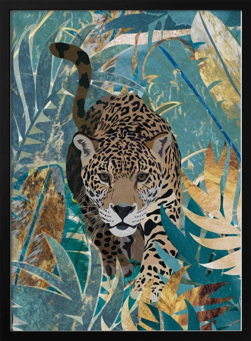 Jaguar Jungle 2 Framed Art Sarah Manovski | Home or Office Art