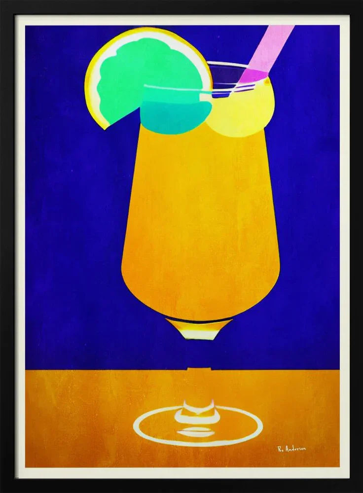 Pina Colada - Bo Anderson Framed Art | Home or Office Art