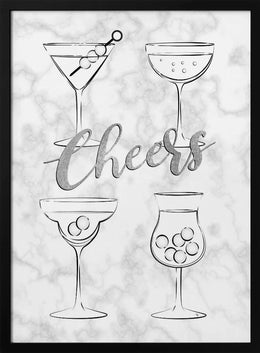 Cheers Cocktails - Martina Framed Art | Home or Office Art