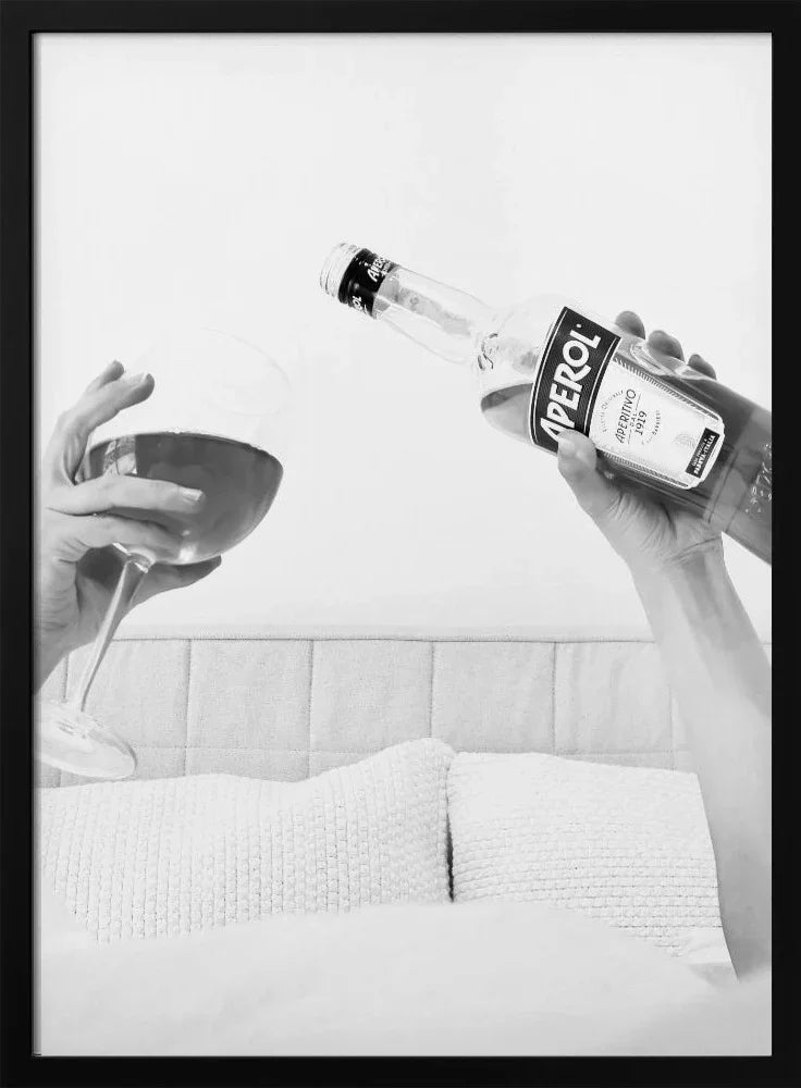 Aperol In Bed Close - Pictufy Studio III Framed Art | Home or Office Art