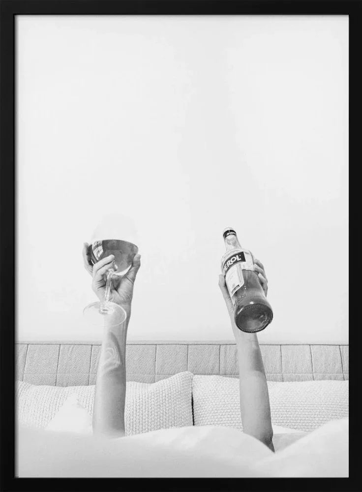 Aperol In Bed Grainy - Pictufy Studio III Framed Art | Home or Office Art