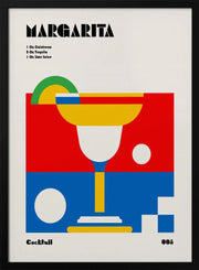 Margarita Bauhaus Cocktail - Retrodrome Framed Art | Home or Office Art