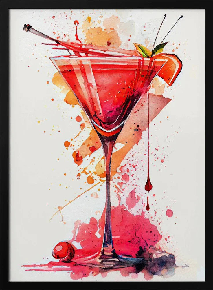 Drinks cocktail - Justyna Jaszke Framed Art | Home or Office Art
