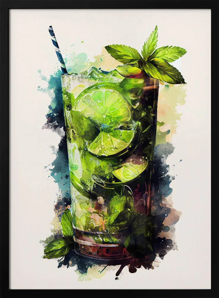 Drinks cocktail - Justyna Jaszke Framed Art | Home or Office Art