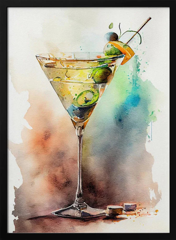Drinks cocktail - Justyna Jaszke Framed Art | Home or Office Art