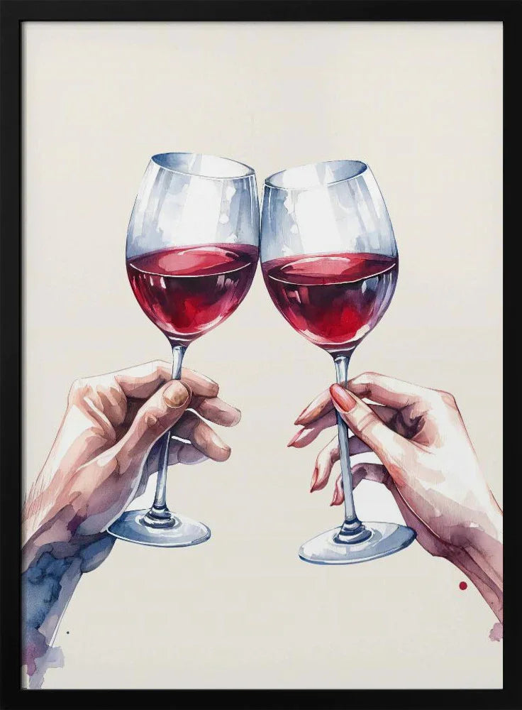 Cheers to us - Andreas Magnusson Framed Art | Home or Office Art
