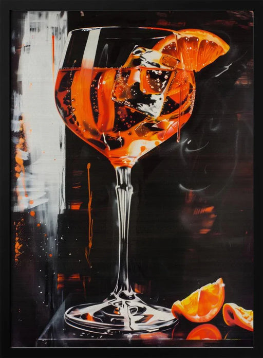 Aperol Spritz Dark Edition - Andreas Magnusson Framed Art | Home or Office Art
