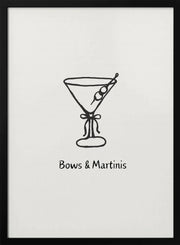 Bows & Martinis - ART of living Framed Art | Home or Office Art