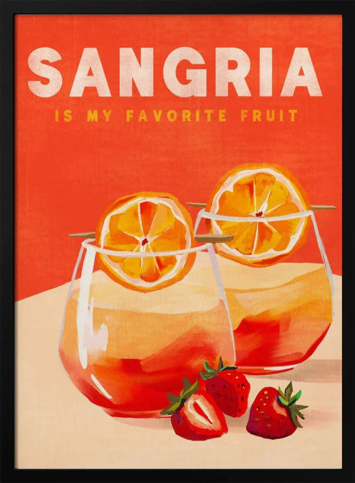 Sangria - The Whiskey Ginger Framed Art | Home or Office Art