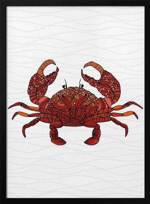 Peter the Crab - Valentina Harper Framed Art | Home or Office Art