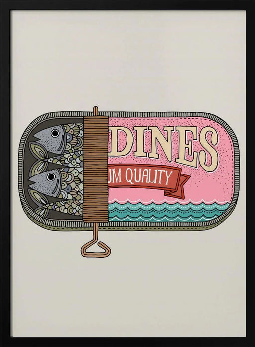 Sardines - Valentina Harper Framed Art | Home or Office Art