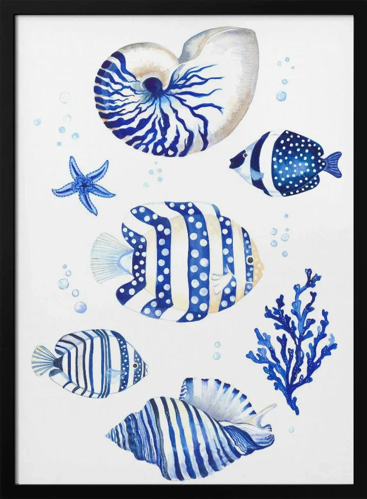 Inspired by the Tranquil Beauty of the Ocean - Isabelle Brent Framed Art | Home or Office Art