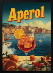 Aperol Vintage Commercial - Andreas Magnusson Framed Art | Home or Office Art