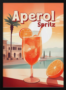 Aperol Spritz Tropical - Andreas Magnusson Framed Art | Home or Office Art