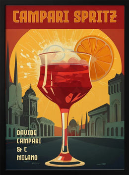 Campari Spritz - Andreas Magnusson Framed Art | Home or Office Art