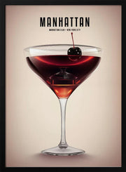 Manhattan Cocktail - Andreas Magnusson Framed Art | Home or Office Art