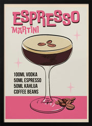 Espresso Martini - WallChart Art Studio Framed Art | Home or Office Art