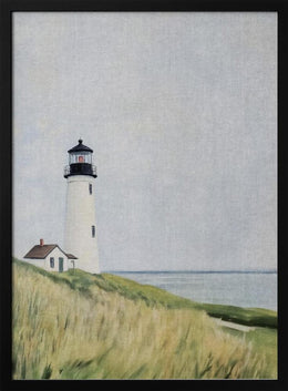 Solitary Lighthouse by the Sea - Melloi Art Prints Framed Art | Home or Office Art