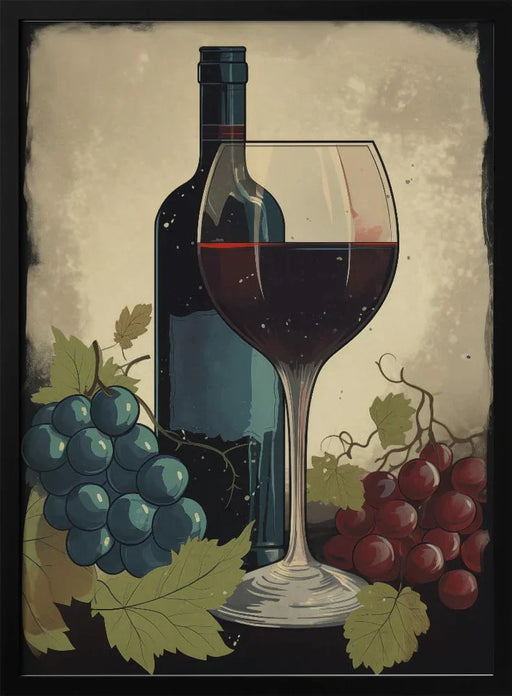 Red Red Wine No 4 - Andreas Magnusson Framed Art | Home or Office Art