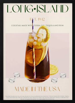 Island Cocktail Delight - Nazma Khokhar Framed Art | Home or Office Art