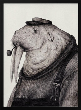 Sea Captain&#039;s Wisdom - Mike Koubou Framed Art | Home or Office Art