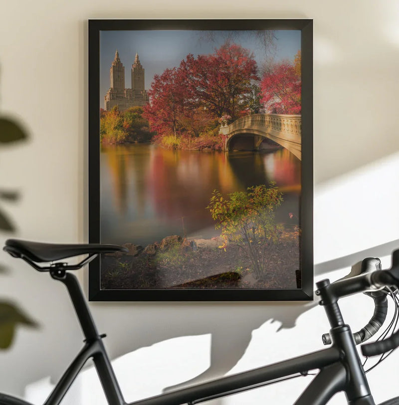 Fall in Central Park - Christopher R. Veizaga Framed Art | Home or Office Art