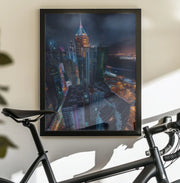 Flying Hong Kong - Javier de la Torre Framed Art | Home or Office Art
