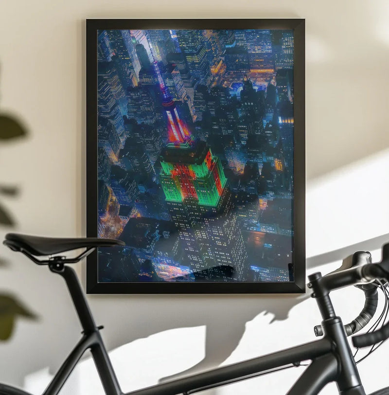 Flying NYC Framed Art Javier de la Torre | Home or Office Art