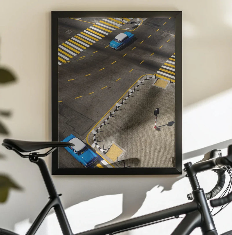 Havana Blue Framed Art Andy Bauer | Home or Office Art