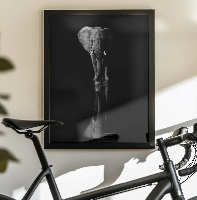 Elephant Framed Art Jie Fischer | Home or Office Art